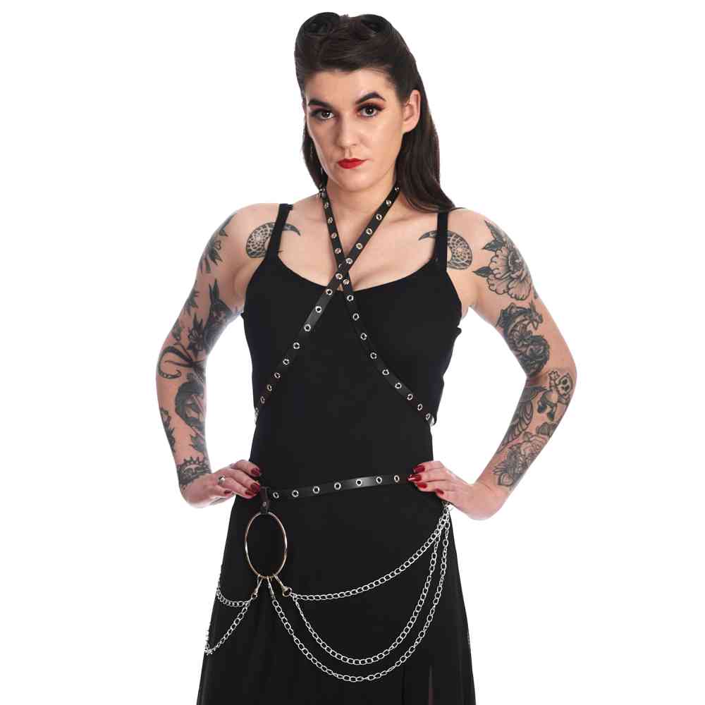 Banned - Apollyon Chain Ceinture pour la taille - Noir